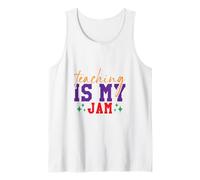 Teaching is My Jam Fun Educator Appreciation Tank Top