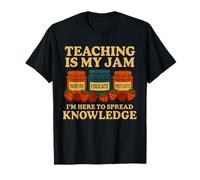 Teaching Is My Jam Funny Teacher Back to School Professor T-Shirt