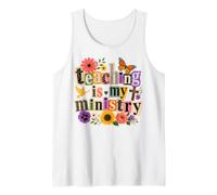 Teaching is My Ministry Christian Teacher Tank Top