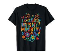 Teaching is My Ministry God Christian Teacher Back to School T-Shirt
