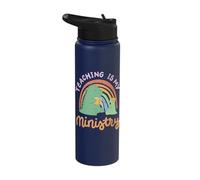 Teaching is My Ministry Stainless Steel Insulated Water Bottle