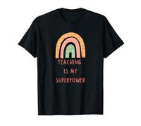 Teaching Is My Superpower Rainbow Cute T-Shirt
