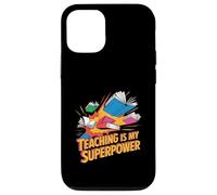 Teaching Is My Superpower Teacher Pride Design Case for iPhone 12/12 Pro