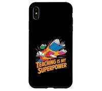 Teaching Is My Superpower Teacher Pride Design Case for iPhone XS Max