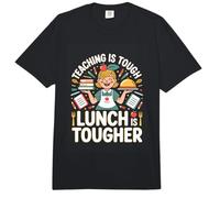 Teaching is Tough Lunch is Tougher Cafeteria Comfort Colors Adult Heavyweight T-Shirt