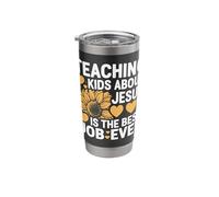 Teaching Kids About Jesus is The Best Job Ever Stainless Steel Insulated Tumbler