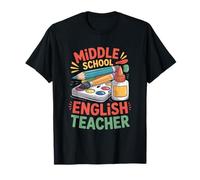 Teaching Kids Educator, Middle School English Teacher T-Shirt