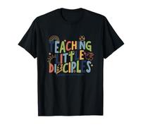 Teaching Little Disciples Christian Teacher Bible Verse T-Shirt
