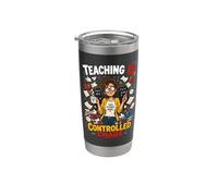 Teaching Madness - Funny Teacher Design Stainless Steel Insulated Tumbler