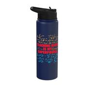 Teaching Math is My Superpower Back to School Maths Teachers Stainless Steel Insulated Water Bottle
