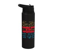 Teaching Math is My Superpower Back to School Maths Teachers Stainless Steel Insulated Water Bottle