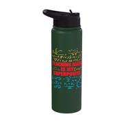 Teaching Math is My Superpower Back to School Maths Teachers Stainless Steel Insulated Water Bottle