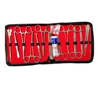 Teaching Model,26 Pcs Biology Lab Anatomy Medical Student Dissecting Kit Set with Scalpel Knife Handle Blades Ideal for Student, Hobby Teaching Experiment Equipment