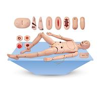 Teaching Model,Nursing SkillsManikinPatient Care Medical Mannequin with Interchangeable Genital and Bedsore Modules (Male)
