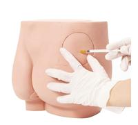 Teaching Model tool,Buttock Injection Model Intramuscular Injection Training Model with Removable Skin Rectal Modules for Mastering Correct Injection Techniques Depth