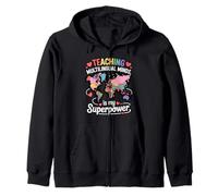 Teaching Multilingual Minds Learners English ESL Teacher Zip Hoodie