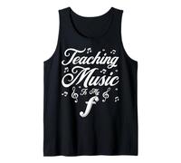Teaching Music is My Forte - Music Teacher Musicians Gifts Tank Top
