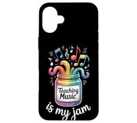 Teaching Music Is My Jam Notes Enthusiast Case for iPhone 16 Plus