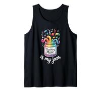 Teaching Music is My Jam Notes Enthusiast Tank Top