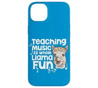 Teaching Music Is Whole Llama Fun Funny Pun Music Teacher Case for iPhone 14 Plus