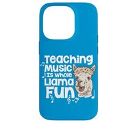 Teaching Music Is Whole Llama Fun Funny Pun Music Teacher Case for iPhone 14 Pro