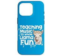 Teaching Music Is Whole Llama Fun Funny Pun Music Teacher Case for iPhone 16 Pro