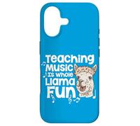Teaching Music Is Whole Llama Fun Funny Pun Music Teacher Case for iPhone 17