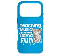Teaching Music Is Whole Llama Fun Funny Pun Music Teacher Case for iPhone 17 Pro