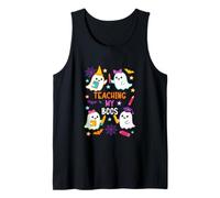 Teaching My Boos Group Boo Ghost As Teachers Halloween Tank Top