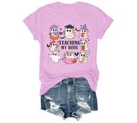Teaching My Boos Shirt Cute Ghost T Shirt Halloween Teacher Shirts Women