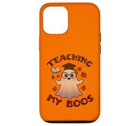Teaching My Boos Teacher Cute Ghost Funny Teacher Halloween Case for iPhone 12/12 Pro