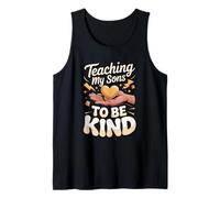 Teaching My Sons to Be Kind Kindness Dad Tank Top