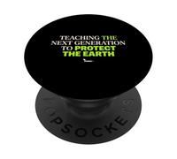 Teaching Next Gen To Protect Earth Ecology Teacher PopSockets Adhesive PopGrip