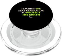 Teaching Next Gen To Protect Earth Ecology Teacher PopSockets PopGrip for MagSafe