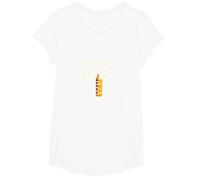 Teaching Not for The Weak: Educator's Motivational Mantra T-Shirt, Girls, White, Medium