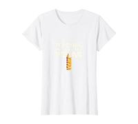 Teaching Not for The Weak: Educator's Motivational Mantra T-Shirt, Women, White, L