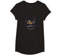Teaching Outside The Box Special Education Inspiration T-Shirt, Girls, Black, Large