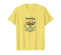 Teaching Outside The Box Special Education Inspiration T-Shirt, Men, Lemon, L