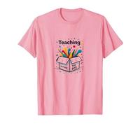 Teaching Outside The Box Special Education Inspiration T-Shirt, Men, Pink, L