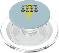 Teaching phonics English language diphthongs PopSockets PopGrip for MagSafe