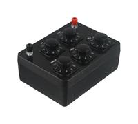 Teaching Resistance Box 0-9999.9 Ohm Variable Resistor 5 Ranges Fine Workmanship For Laboratory Physics Education Testing