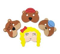 Teaching Resource Sack - Goldilocks & the 3 Bears Story Play Mask Set