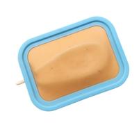 Teaching Skin Model Silicone Practice Pad for Nursing Labs and Classroom Training, 16 X 11.5 X 2 Cm Compact Size Nursing Practice Pad Silicone Teaching Skin Model Classroom Trainee Lab Trainer Desktop