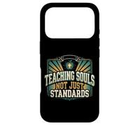 Teaching Souls Not Just Standards Christian Teacher Jesus Case for iPhone 17 Pro