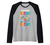 Teaching Steam is A Dream Inspiration Raglan Baseball Tee