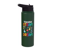 Teaching Steam is A Dream Inspiration Stainless Steel Insulated Water Bottle