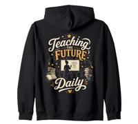 Teaching the Future Daily - Educator Inspiration Zip Hoodie