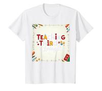 Teaching Third & Loving It: Educator Passion T-Shirt, Kids, White, 8 Years