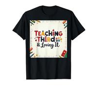 Teaching Third & Loving It: Educator Passion T-Shirt, Men, Black, M
