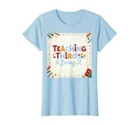 Teaching Third & Loving It: Educator Passion T-Shirt, Women, Baby Blue, XS